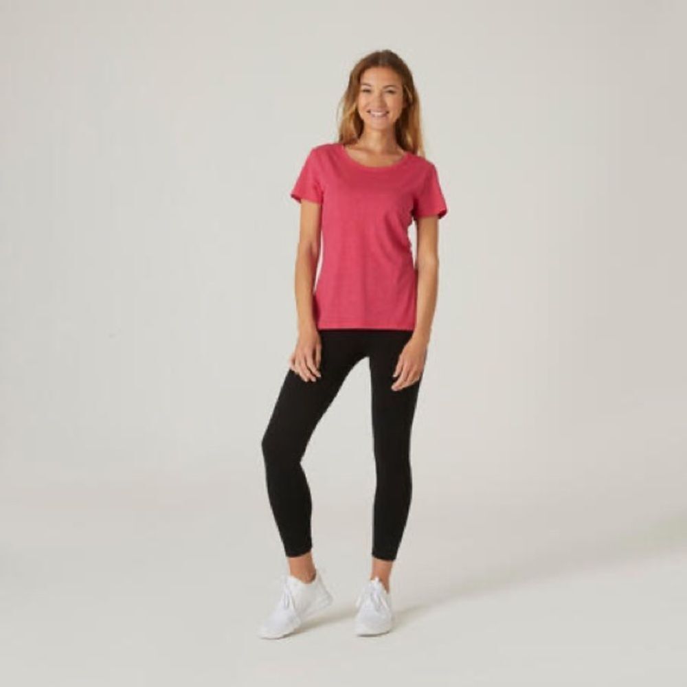 Champion Pink Heather Soft Tech Tee size Medium. NWOT.